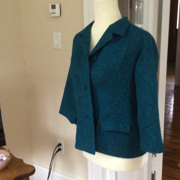 One of a kind, hand constructed jacket. Size 6ish - Picture 2 of 8
